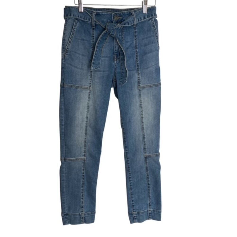 Kut from the Kloth Reese High Rise Ankle Straight Leg Jeans 0